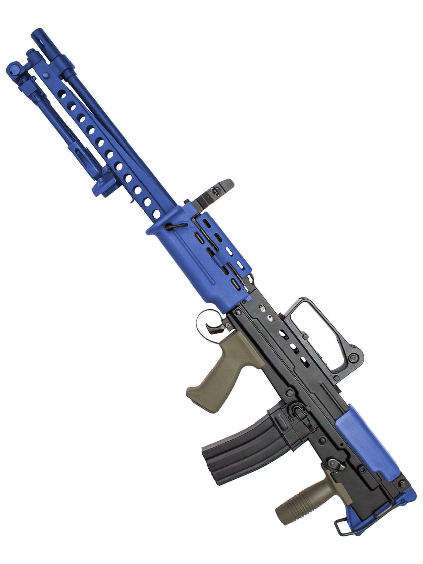Army Armament R85a1 L85 Sa80 Aeg Replica In Black Bbguns4less