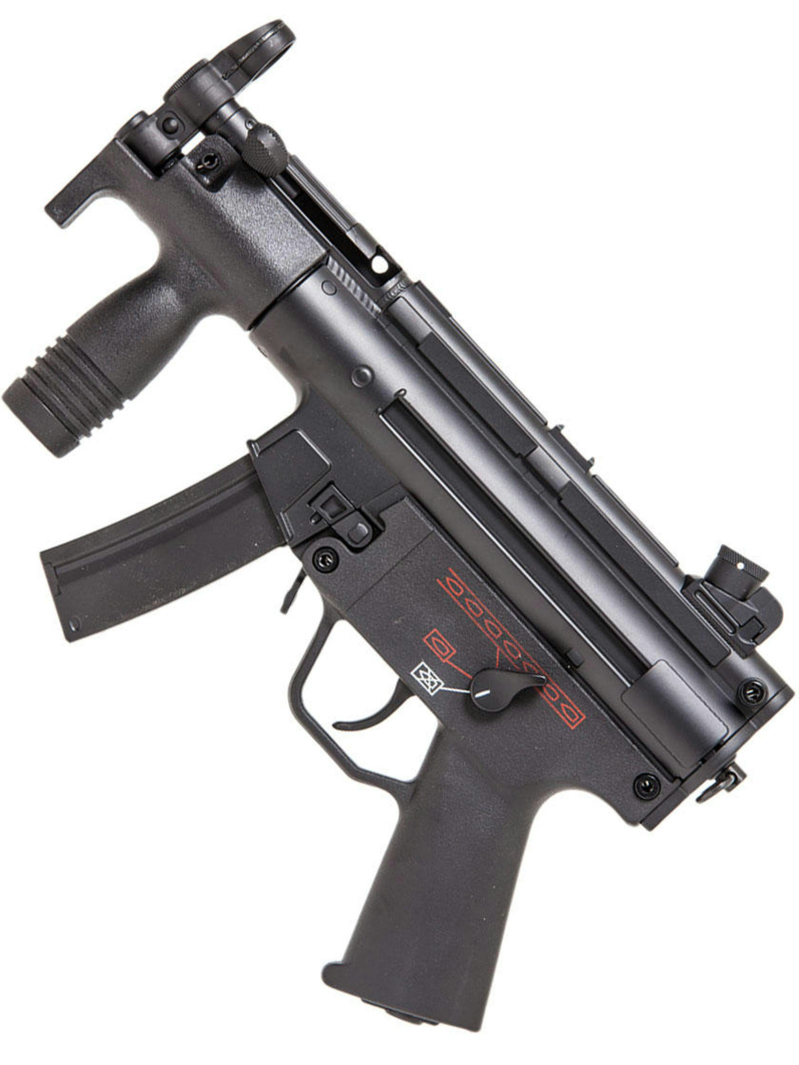 Submachine Gun MP5 With Silencer Stock Photo - Image: 41878432