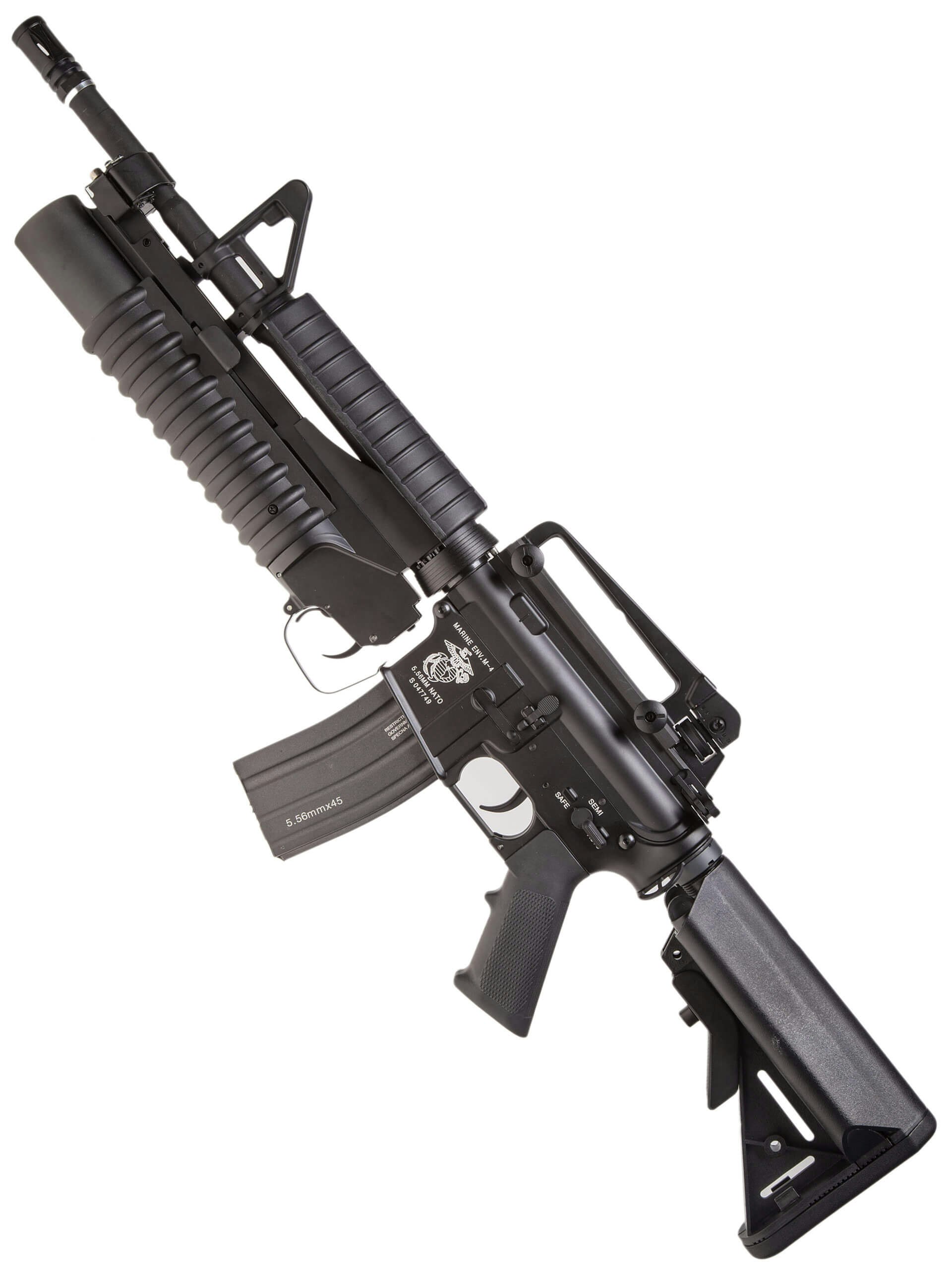 Specna Arms Sa G01 Carbine With M3 Launcher